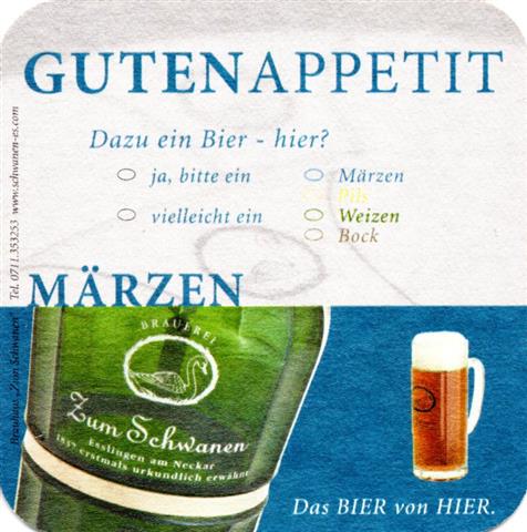 esslingen es-bw zum schwanen quad 3-4b (185-guten appetit-m�rzen)